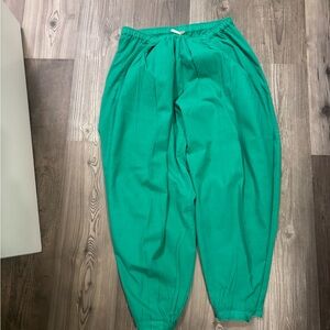 Free People Emerald Green Pants